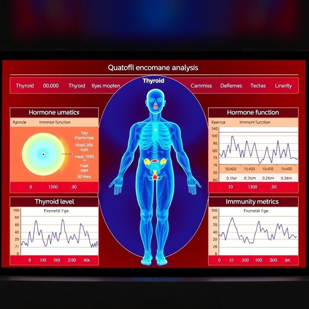 Endocrine and immune system analysis from Quantum Analyzer