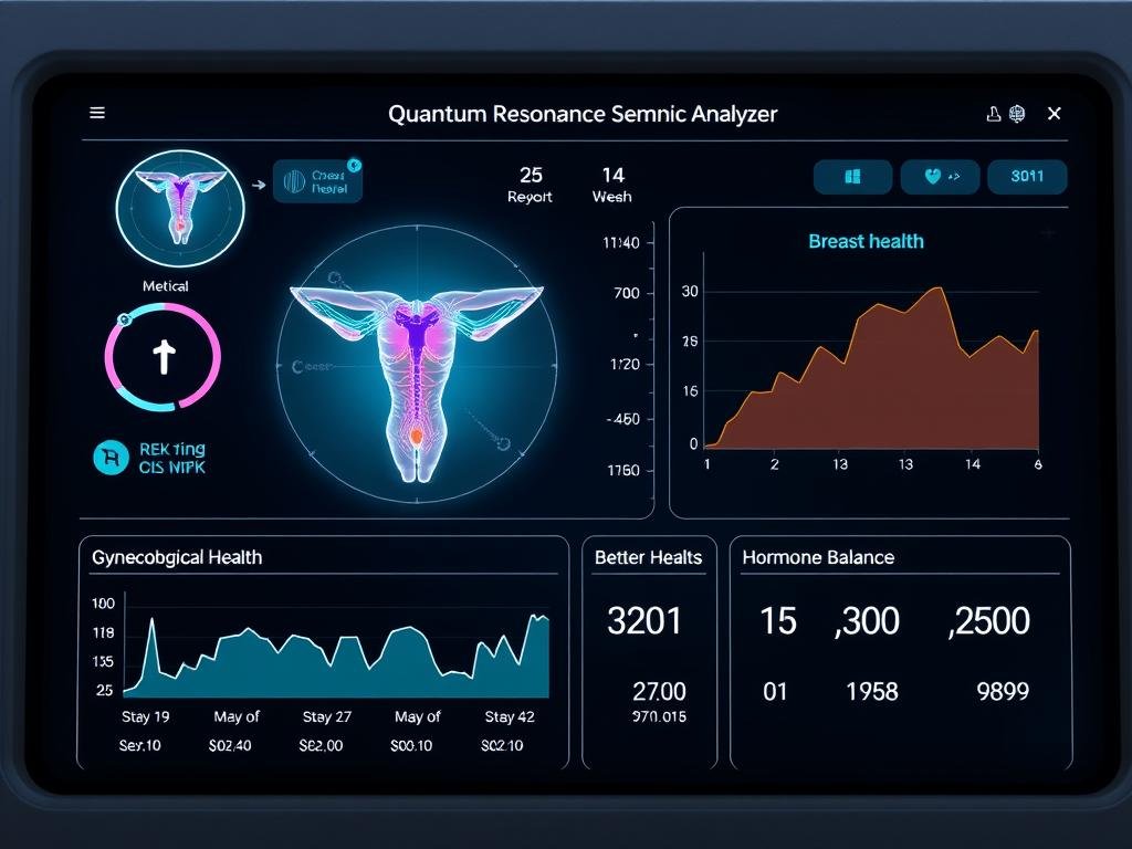 Female health report from Quantum Resonance Magnetic Analyzer