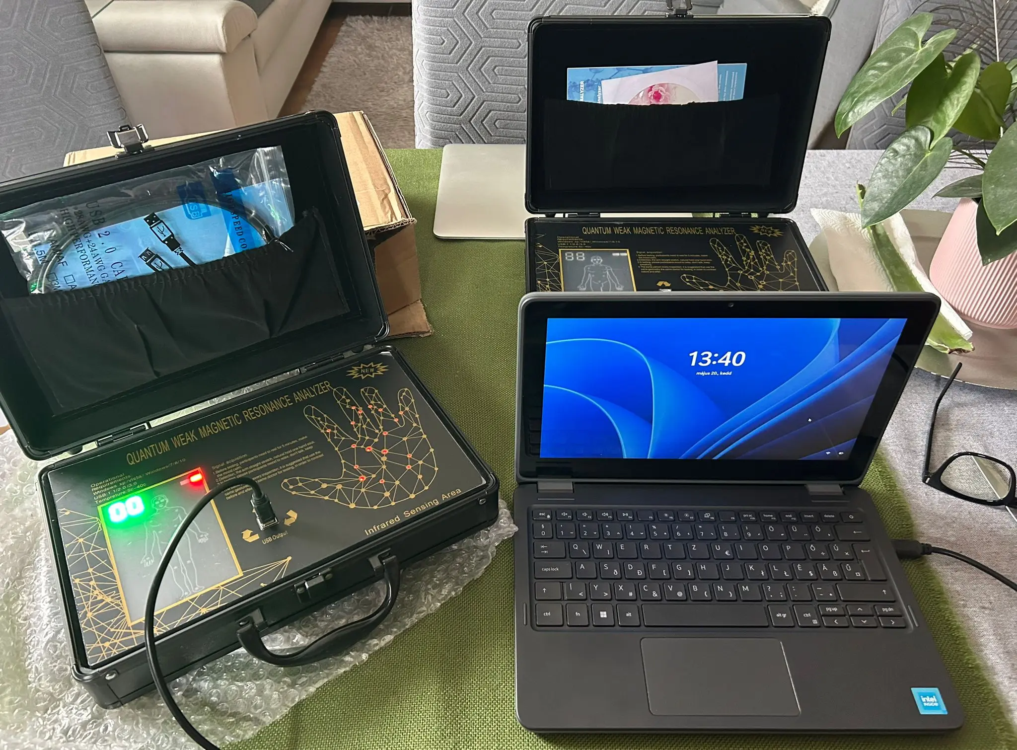 Side Effects of Quantum Resonance Magnetic Analyzer Revealed