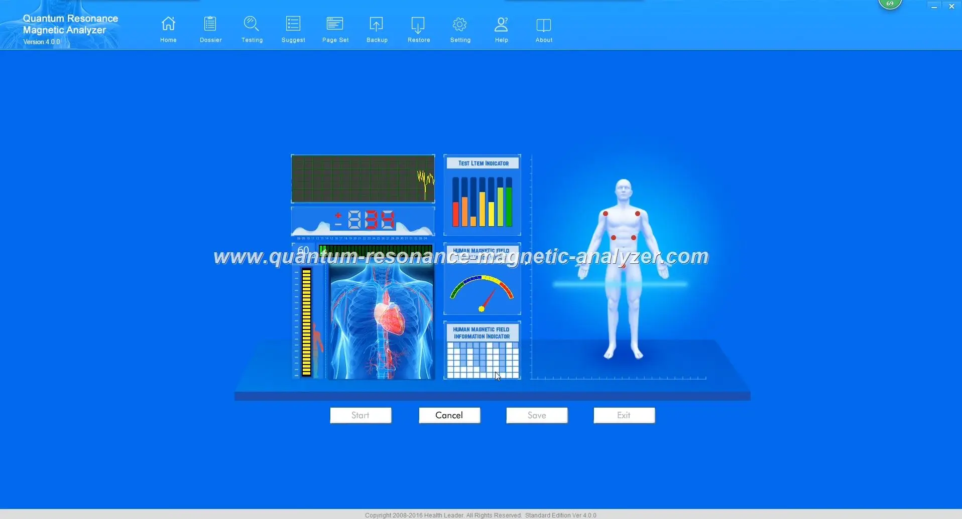 Early detection of health imbalances with quantum analyzer Quantum Resonance Magnetic Analyzer Software