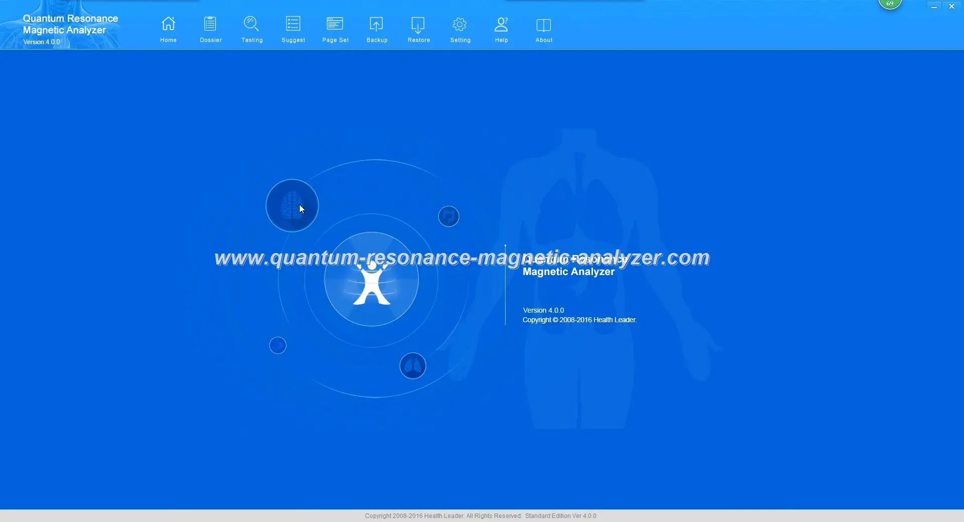 Nutritional analysis using quantum resonance technology Quantum Resonance Magnetic Analyzer Software