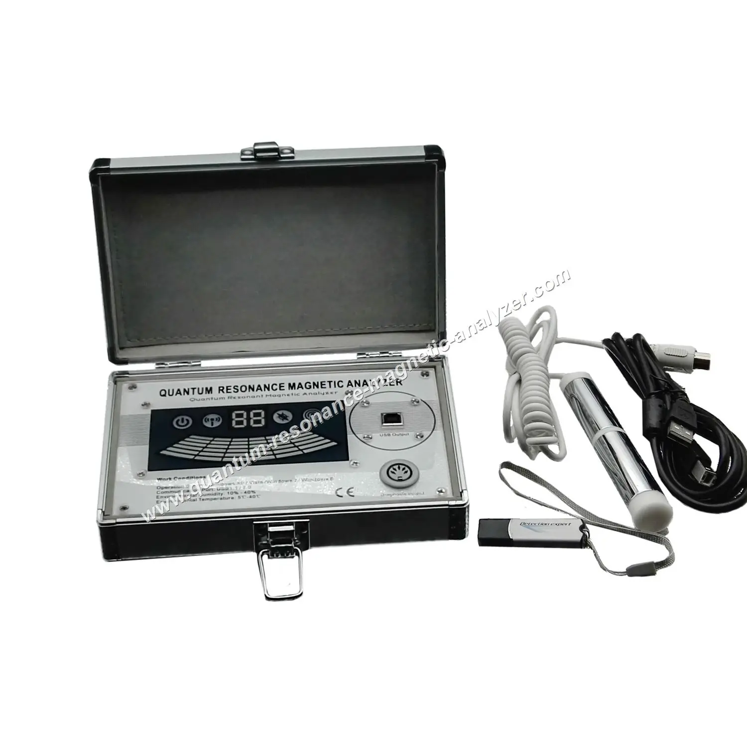 Quantum Resonance Magnetic Analyzer