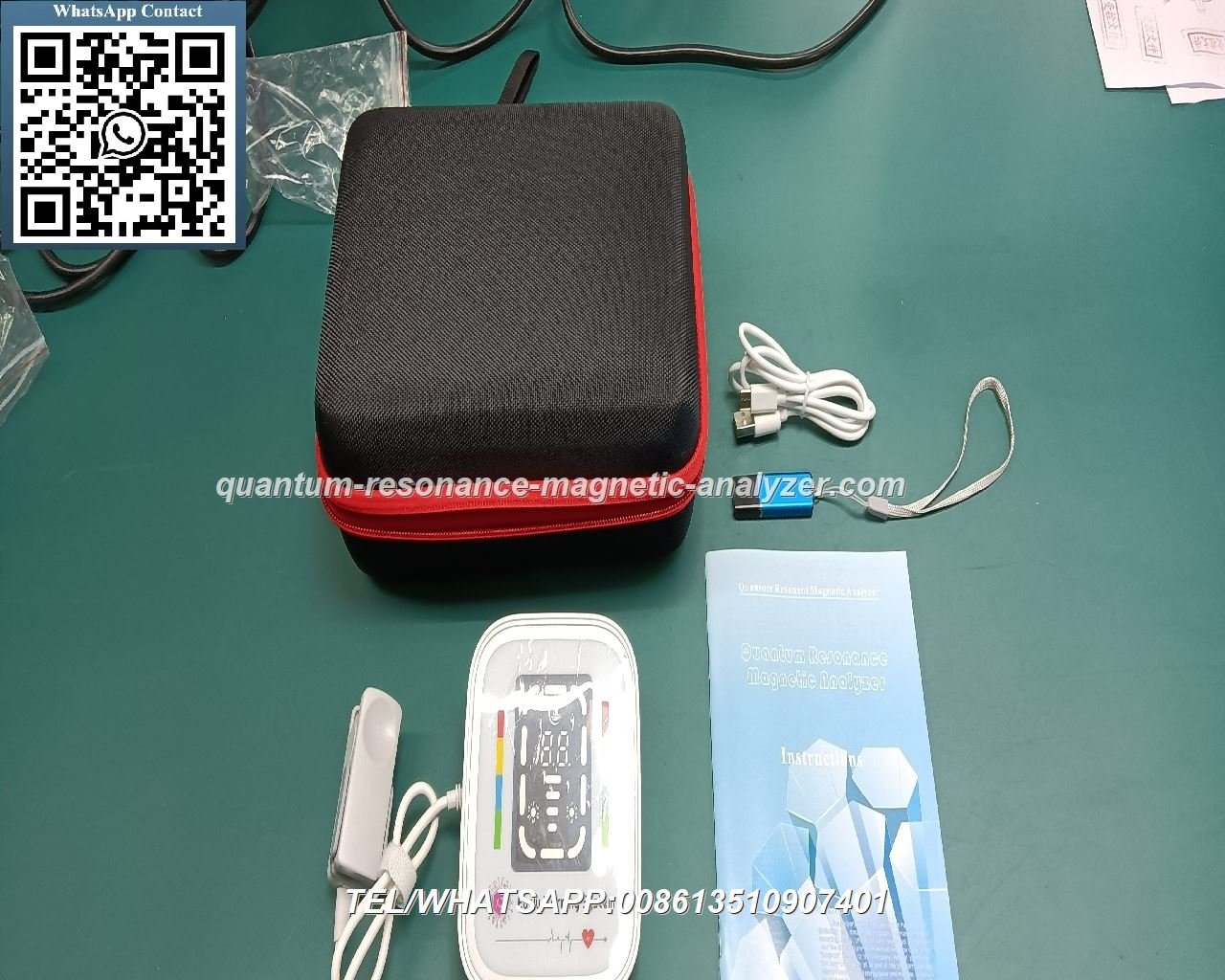Nigerian healthcare professionals using Maikong quantum analyzer machine in a clinic