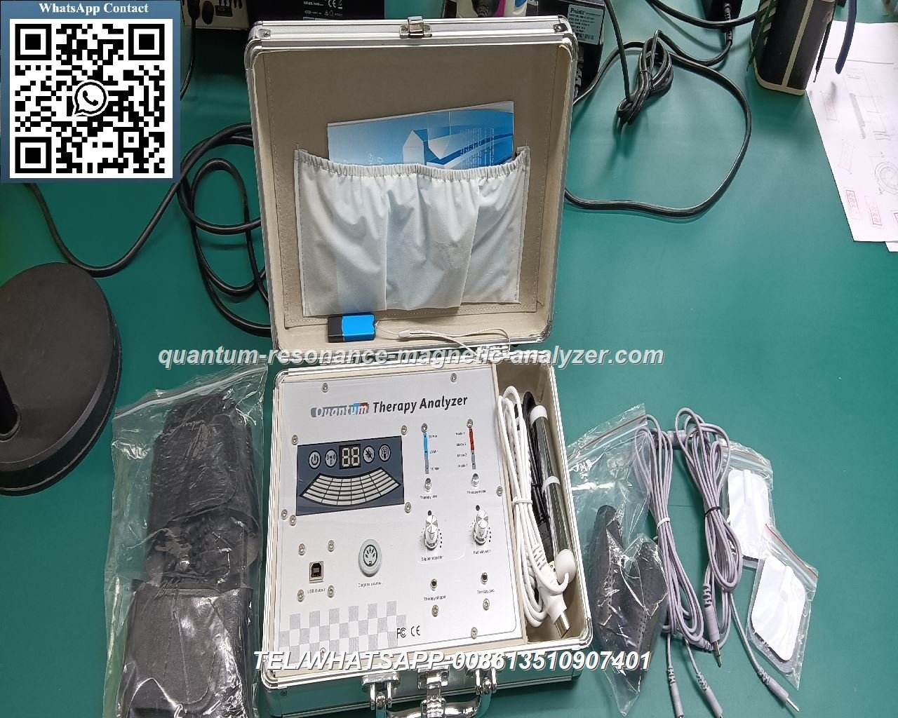 Quantum Resonance Magnetic Analyzer