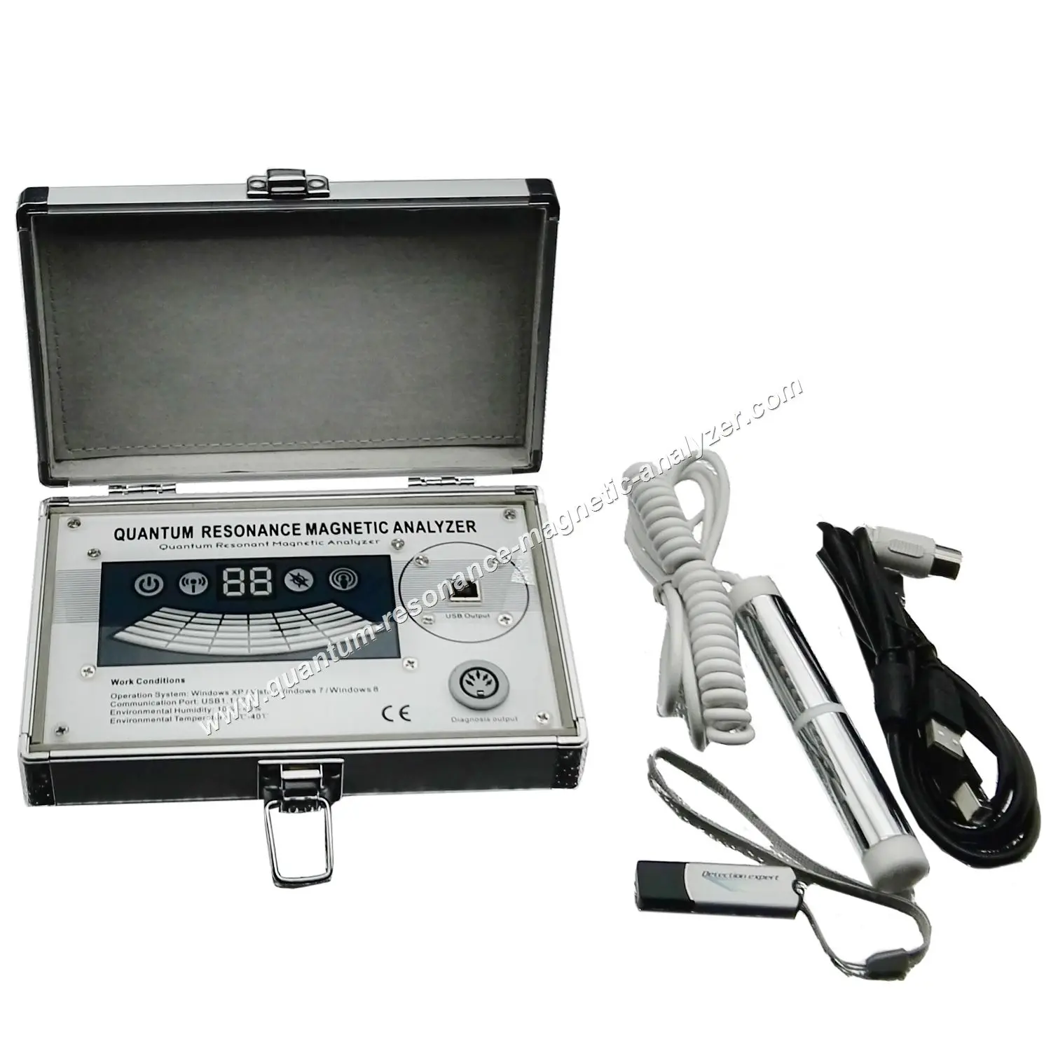 Quantum Resonance Magnetic Analyzer