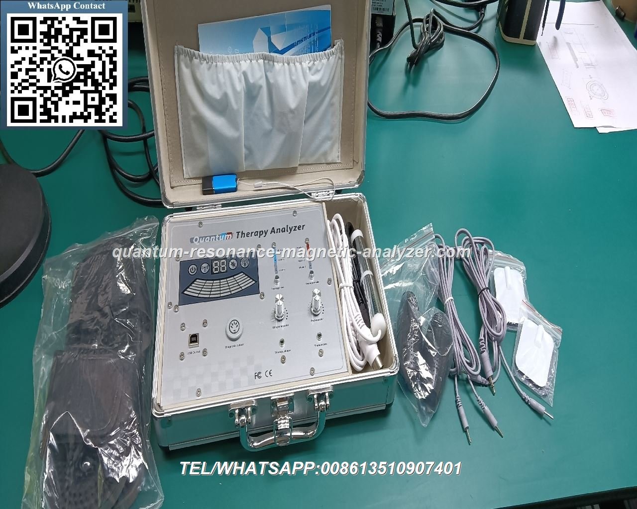Quantum Resonance Magnetic Analyzer
