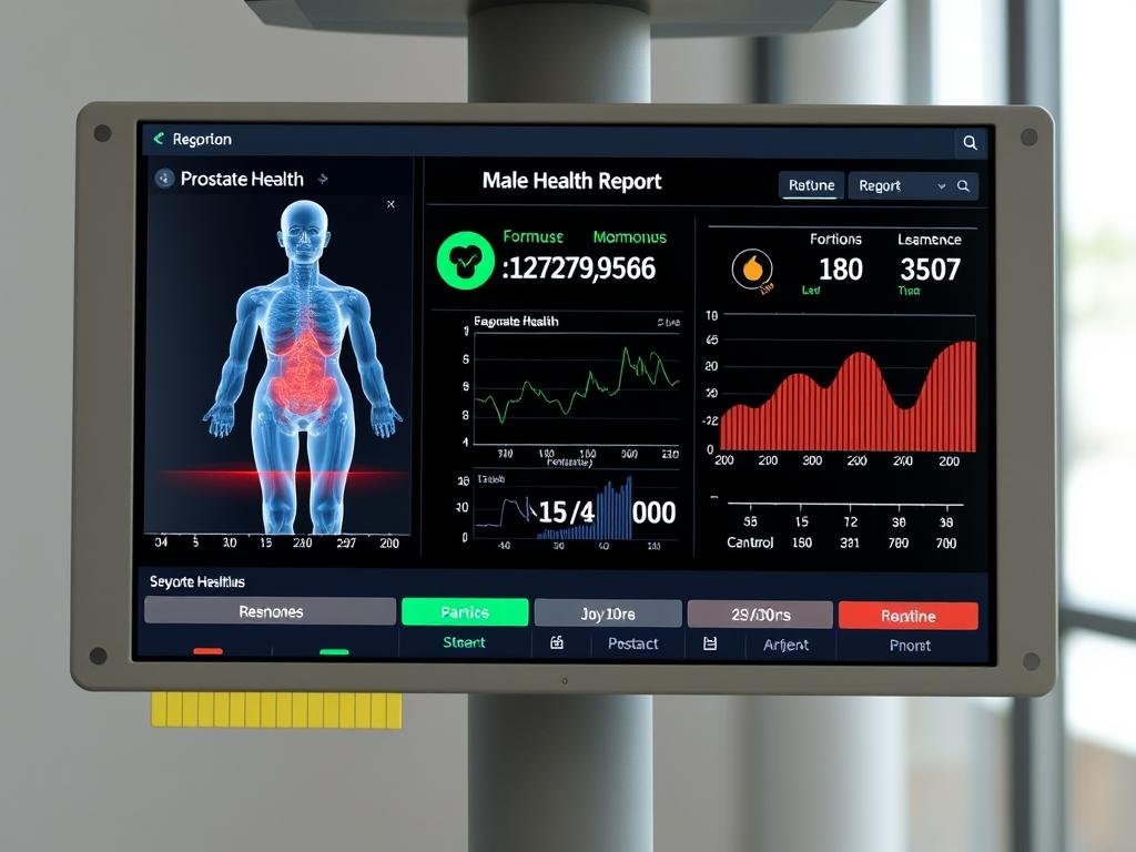 Male health report from Quantum Resonance Magnetic Analyzer