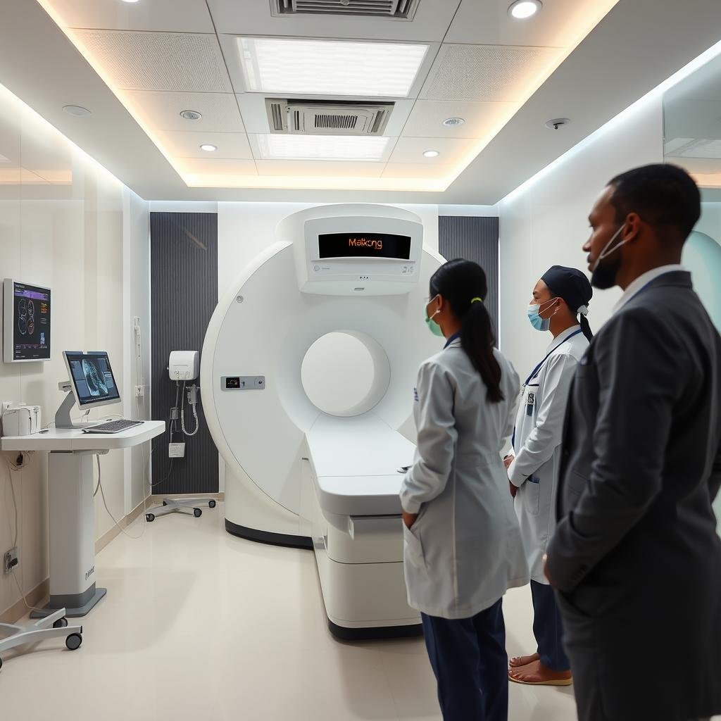 Medical clinic using Maikong quantum magnetic resonance body analyzer