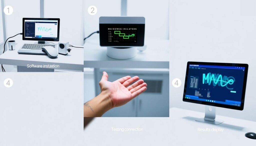 Step-by-step demonstration of using Maikong quantum analyzer