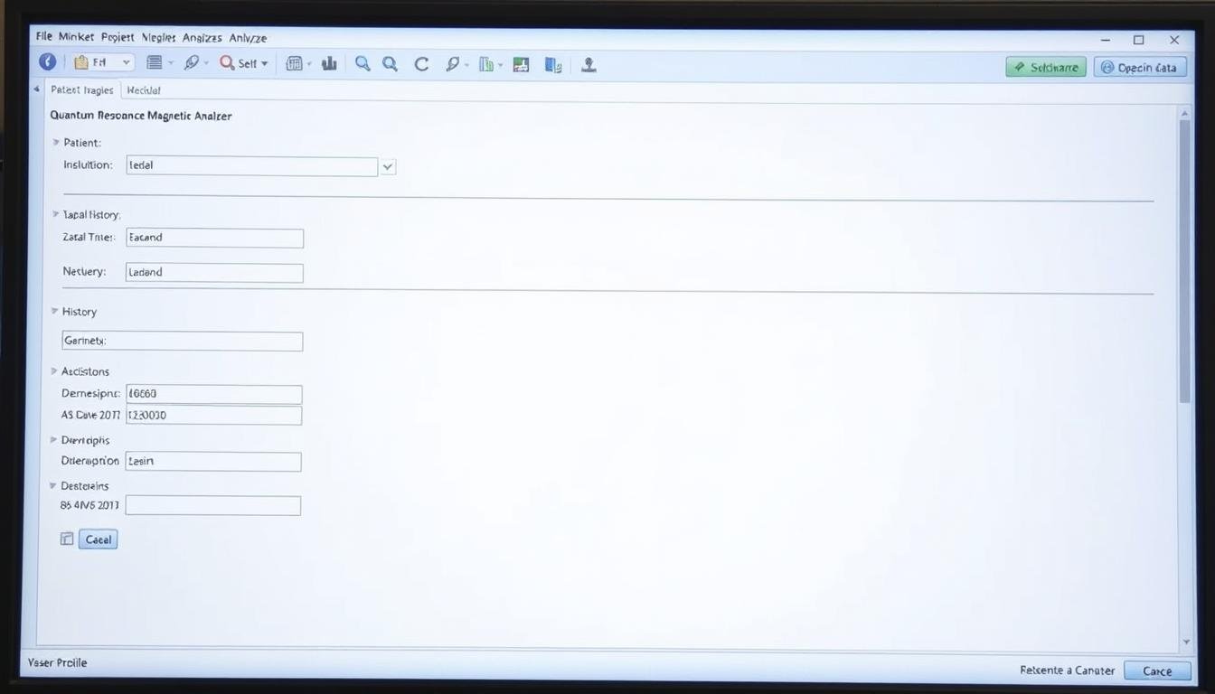 Creating user profiles in quantum resonance magnetic analyzer software