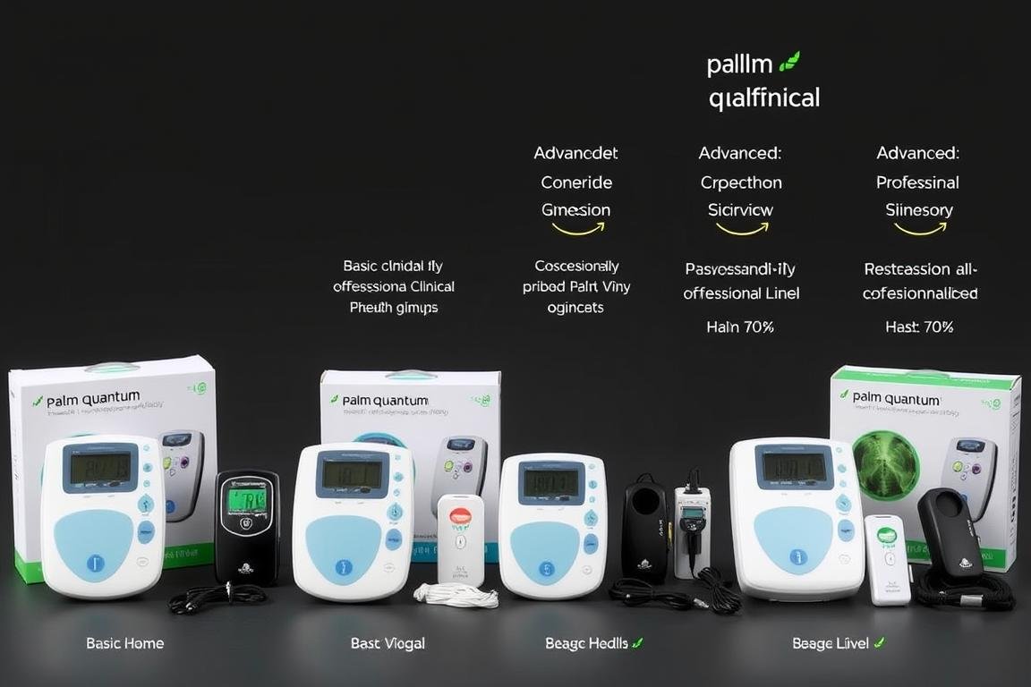 Different models of palm quantum health analyzers for home and professional use
