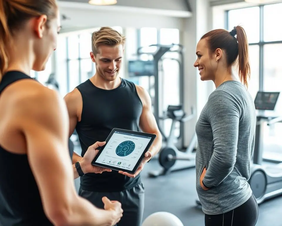 Fitness trainer using quantum resonance analyzer results to customize exercise program Fitness trainer using quantum resonance analyzer results to customize exercise program