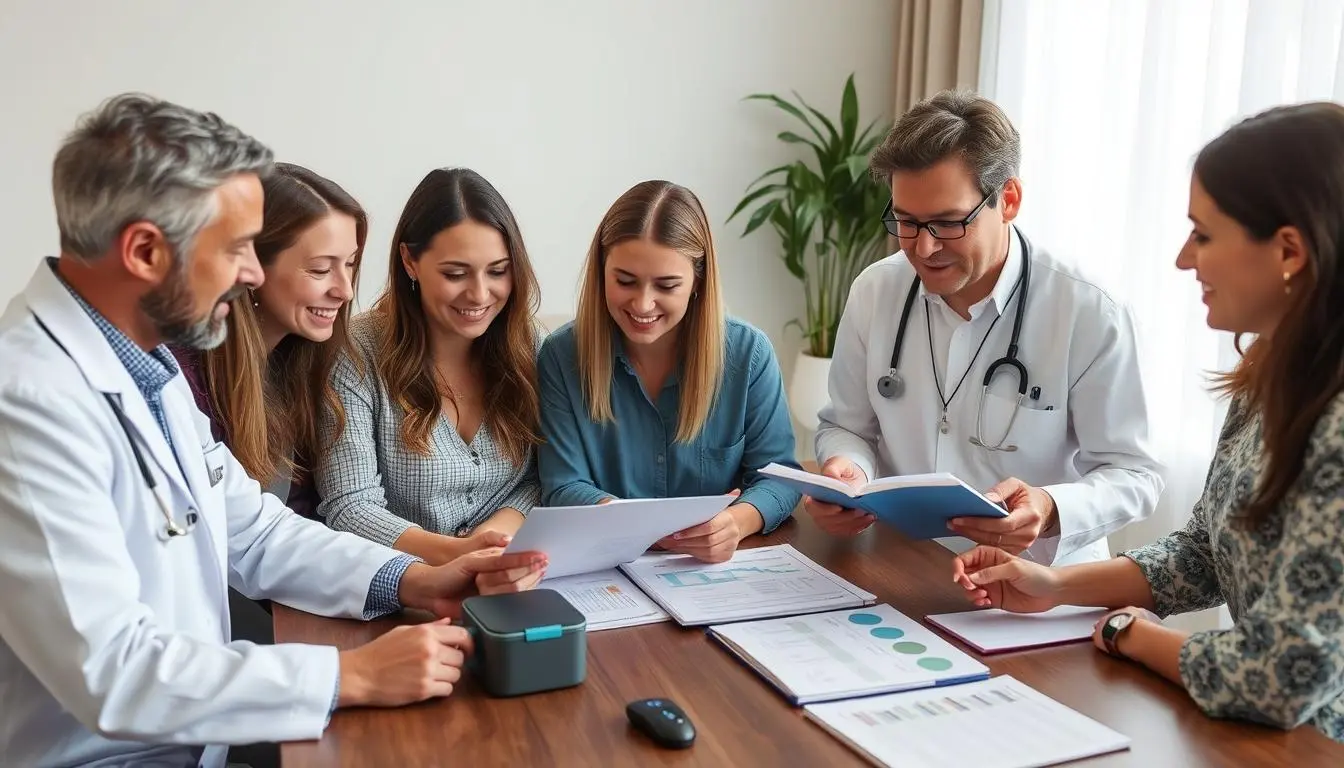 Integrative healthcare team reviewing QRMA data as part of a comprehensive health assessment Integrative healthcare team reviewing QRMA data as part of a comprehensive health assessment