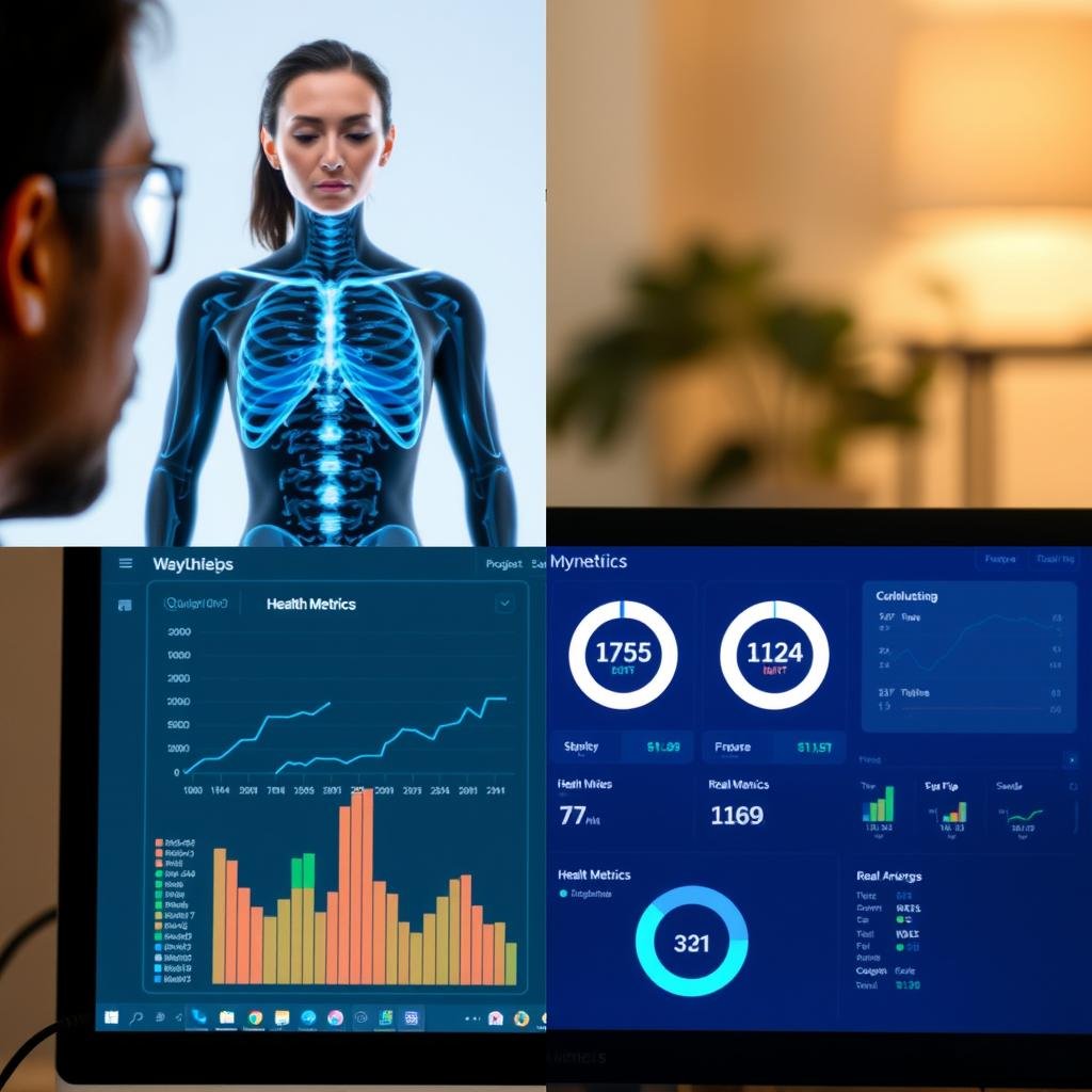 Real-time data analysis with quantum body analyzer machine