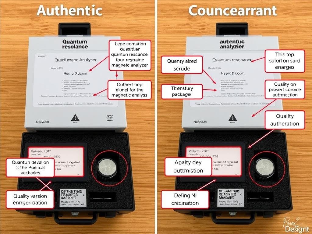 Authentic vs counterfeit Quantum Resonance Magnetic Analyzer comparison Authentic vs counterfeit Quantum Resonance Magnetic Analyzer comparison