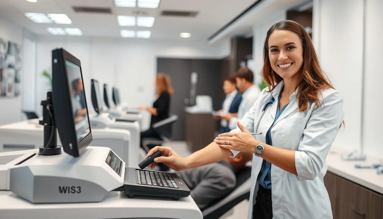 Certified Quantum Resonance Magnetic Analyzer professional in modern clinic