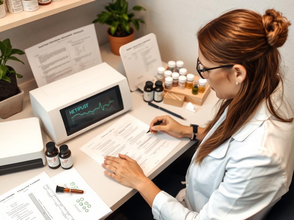Customized treatment plan being developed based on Quantum Resonance Magnetic Analyzer results Customized treatment plan being developed based on Quantum Resonance Magnetic Analyzer results