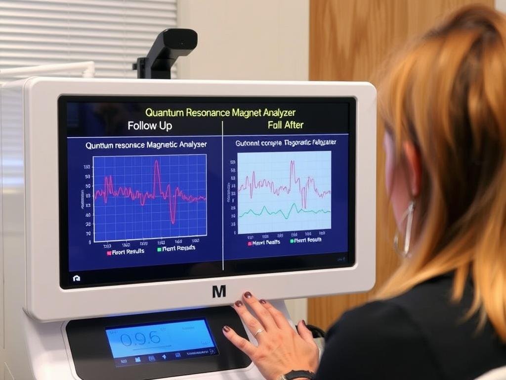 Follow-up testing with Quantum Resonance Magnetic Analyzer to monitor progress Follow-up testing with Quantum Resonance Magnetic Analyzer to monitor progress