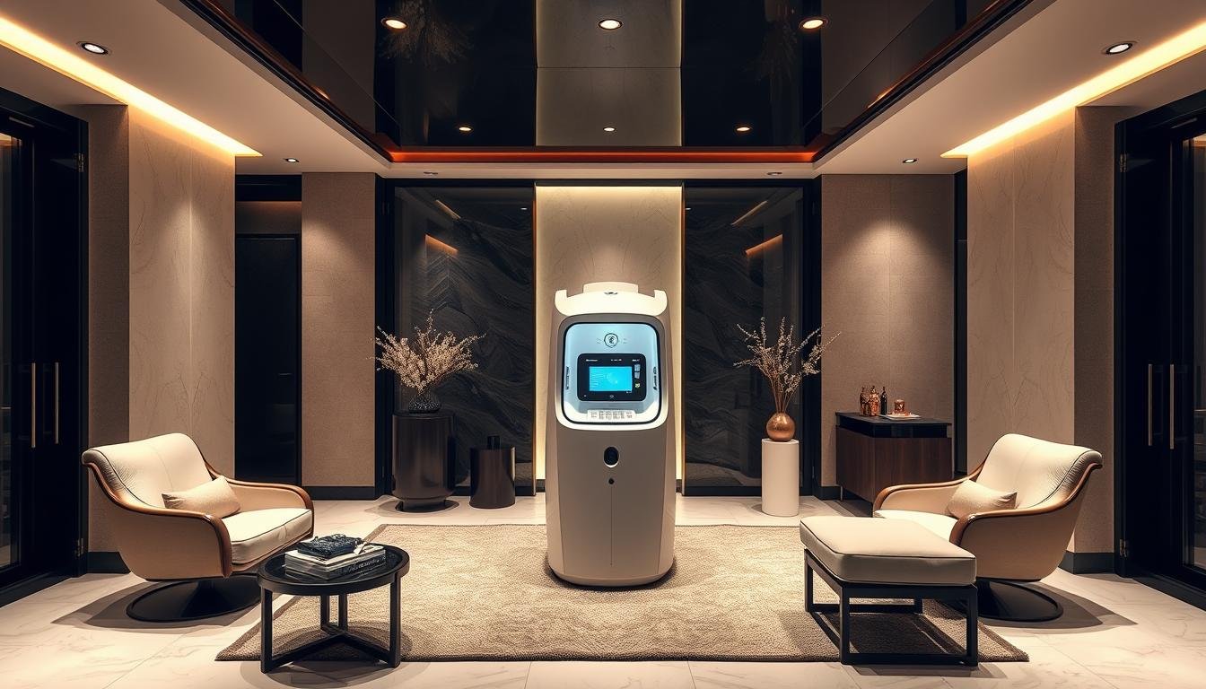 Luxury wellness spa featuring Quantum Resonance Magnetic Analyzer services Luxury wellness spa featuring Quantum Resonance Magnetic Analyzer services