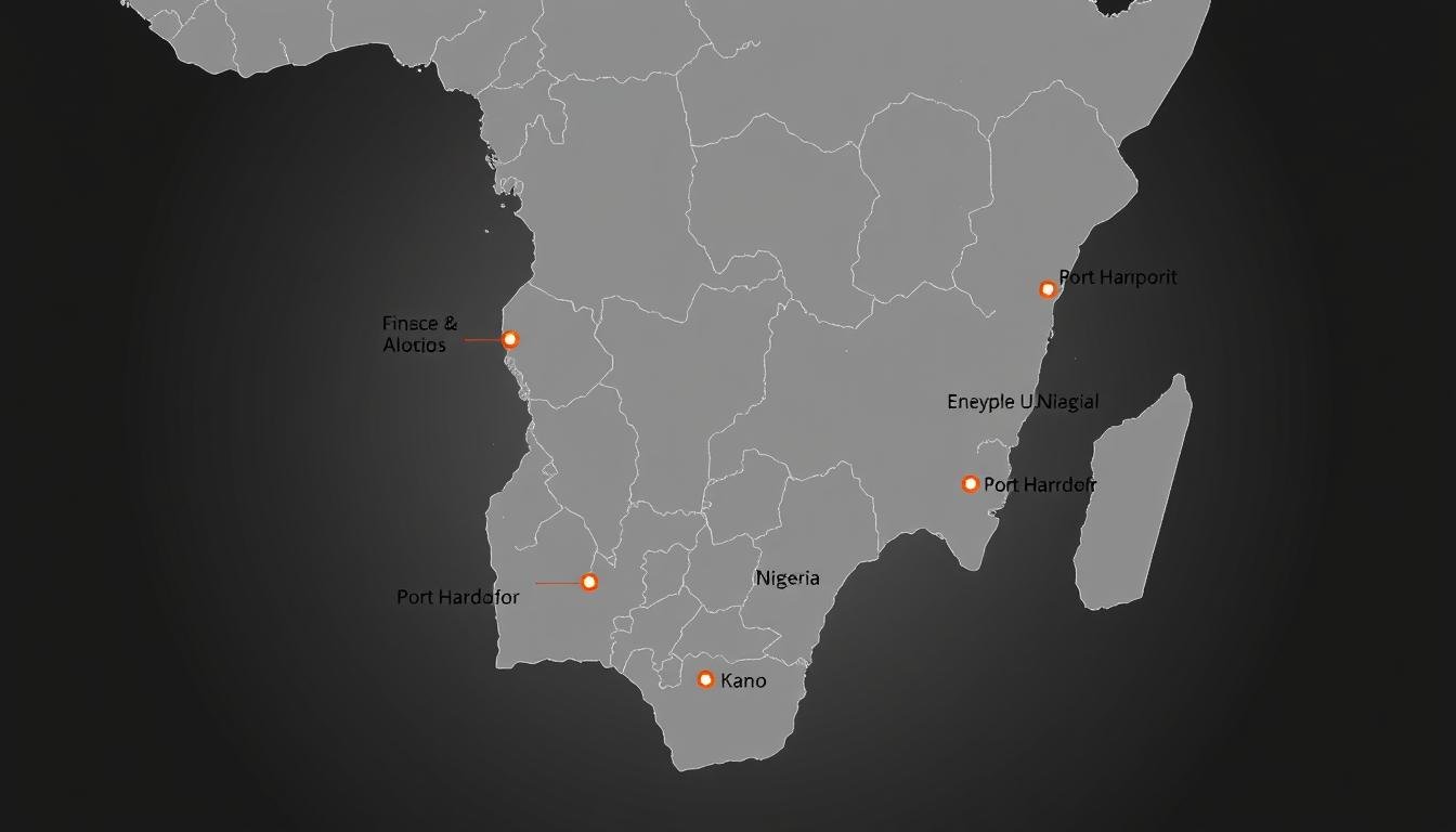 Map of Nigeria showing distribution of Quantum Resonance Magnetic Analyzer suppliers across major cities Map of Nigeria showing distribution of Quantum Resonance Magnetic Analyzer suppliers across major cities