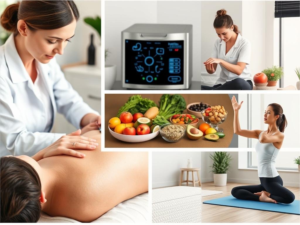 Multiple holistic therapy modalities that work with Quantum Resonance Magnetic Analysis including acupuncture, nutrition, and yoga Multiple holistic therapy modalities that work with Quantum Resonance Magnetic Analysis including acupuncture, nutrition, and yoga