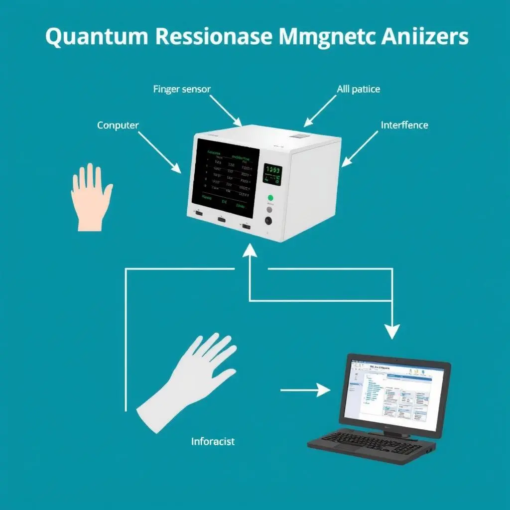 Quantum Resonance Magnetic Analyzer technology diagram