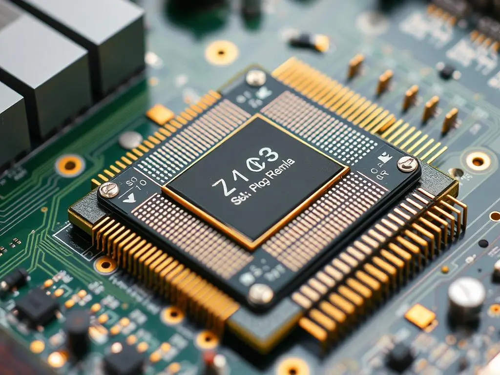 Quantum Signal Processor chip from a resonance magnetic analyzer