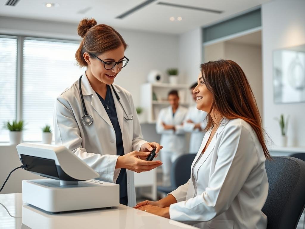 Wellness Center using Quantum Resonance Magnetic Analyzer for patient assessment Wellness Center using Quantum Resonance Magnetic Analyzer for patient assessment