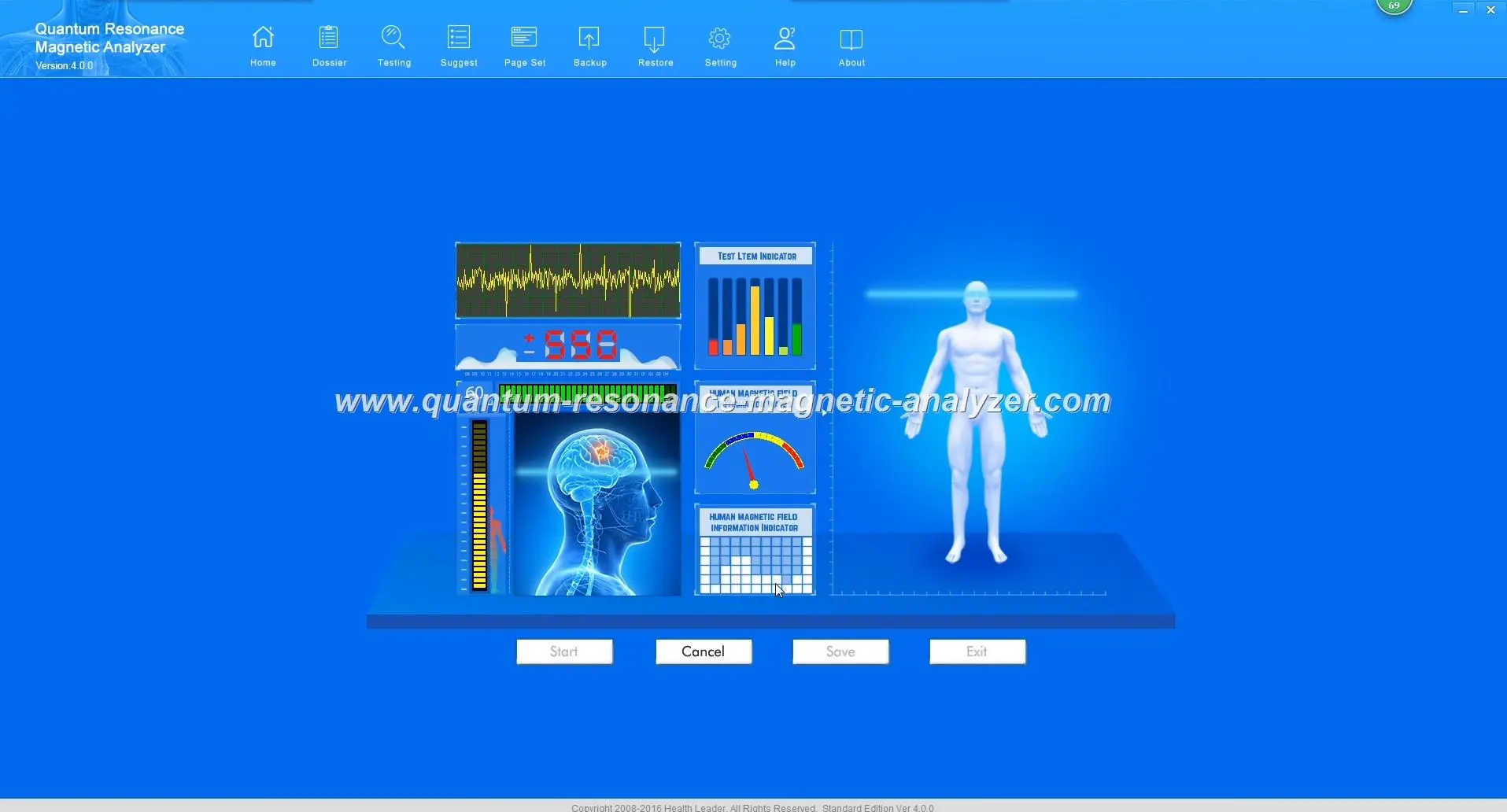 Quantum Resonance Magnetic Analyzer software