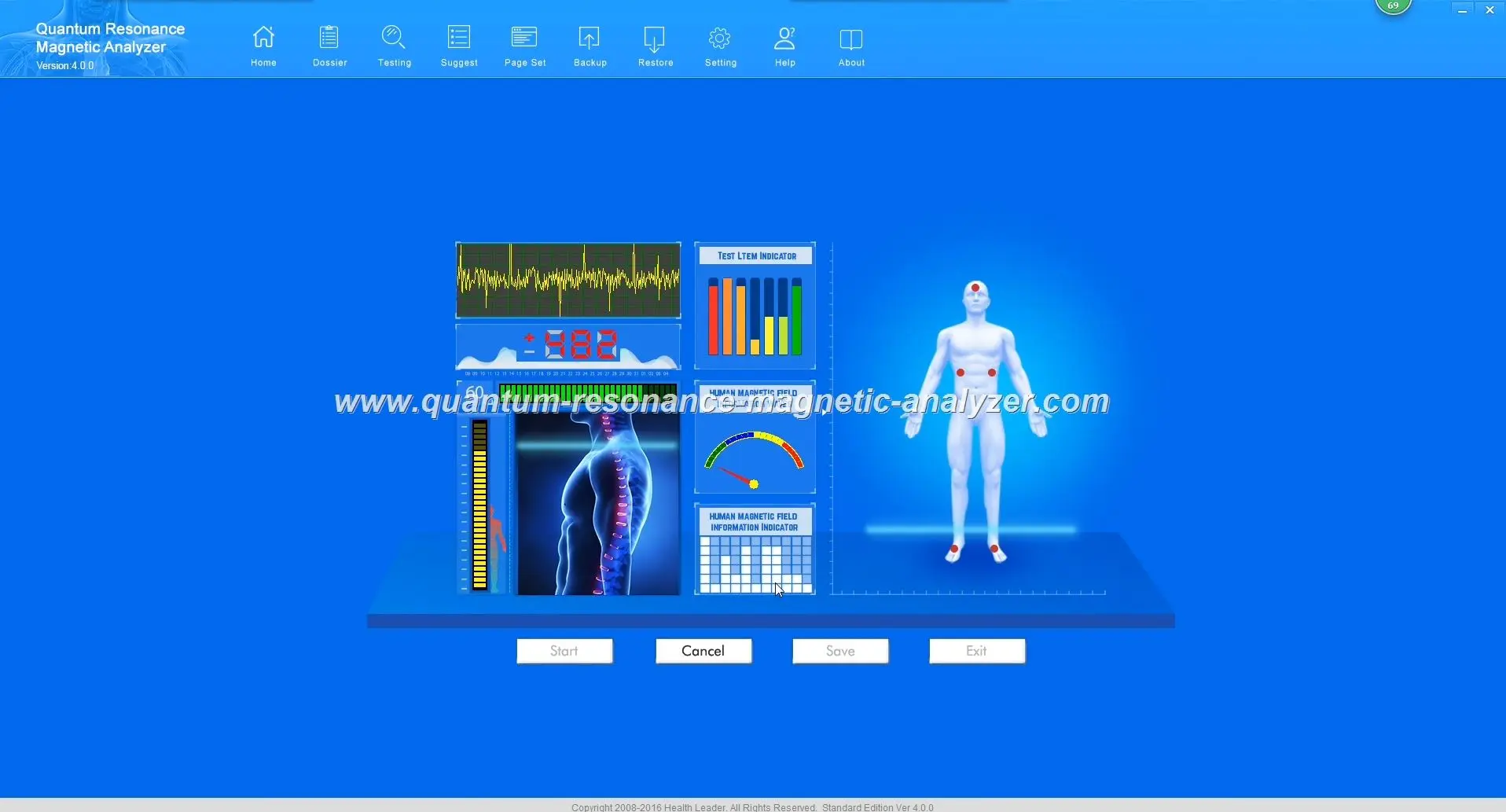 Quantum Resonance Magnetic Analyzer software