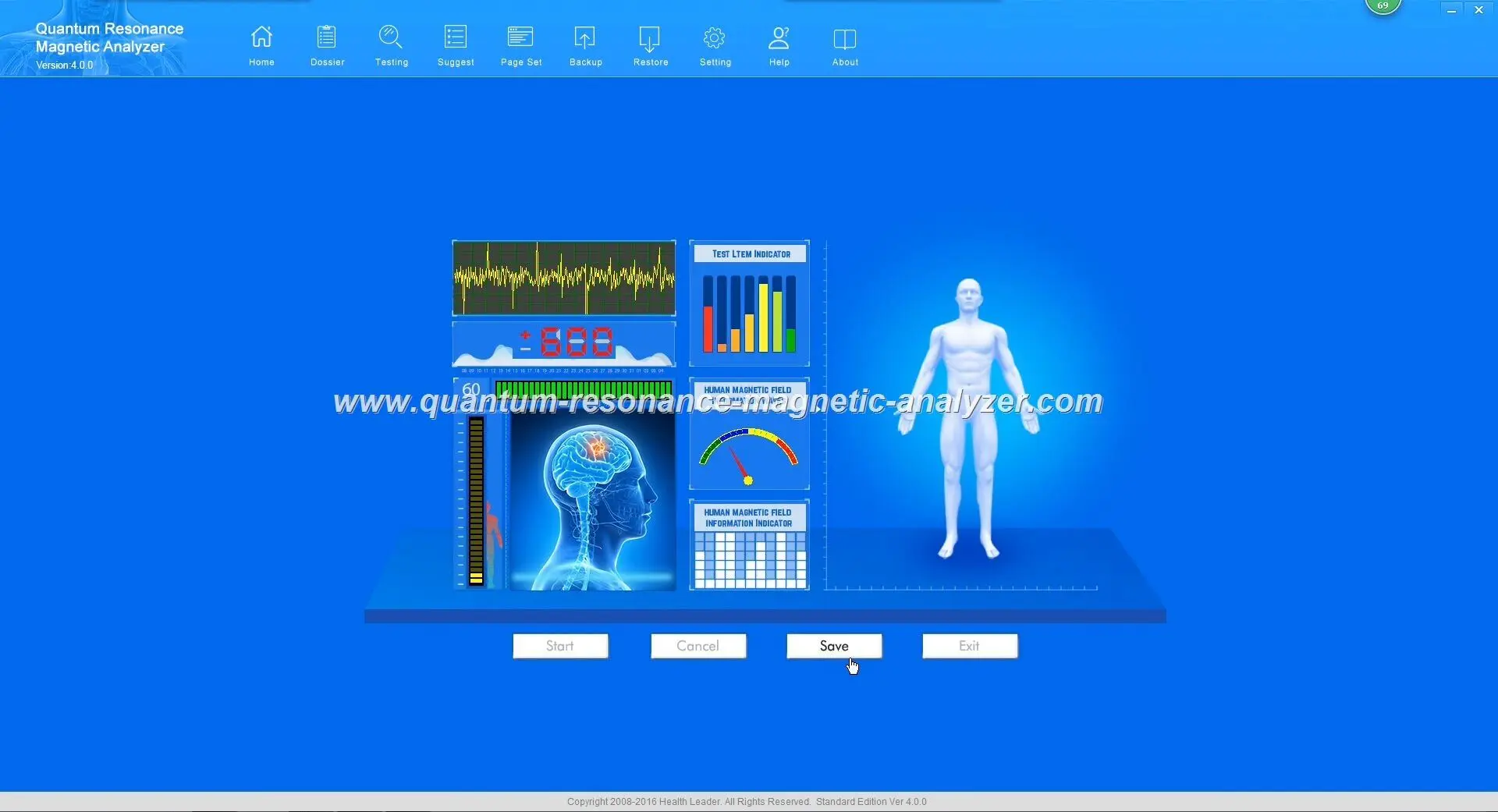 Quantum Resonance Magnetic Analyzer software