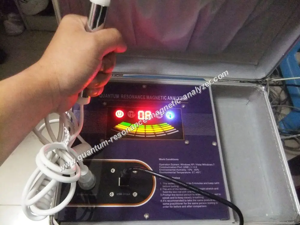Quantum Resonance Magnetic Analyzer
