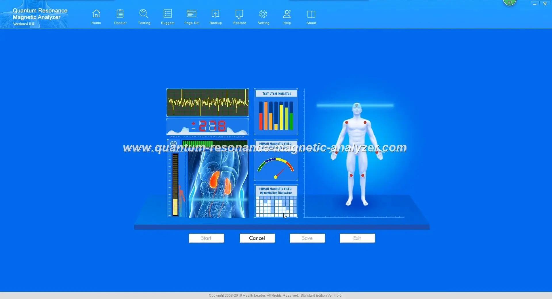 Quantum Resonance Magnetic Analyzer software