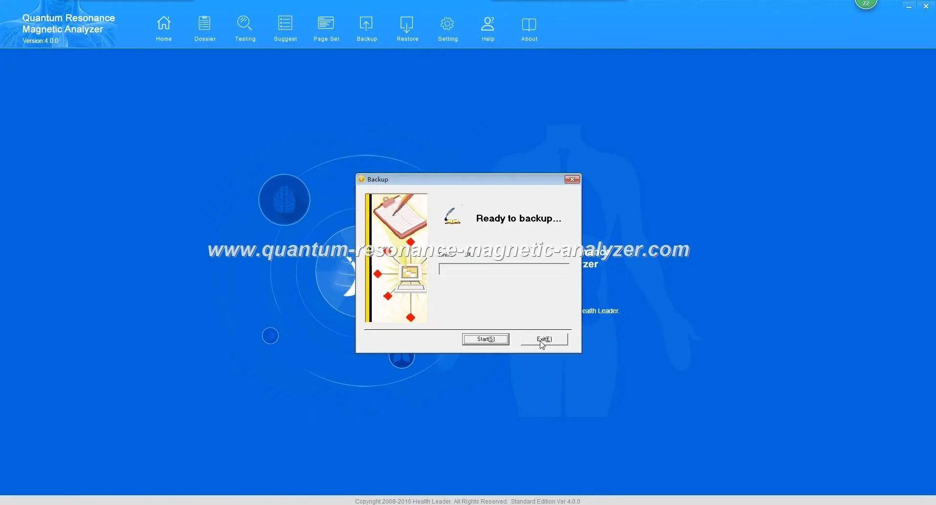 Quantum Resonance Magnetic Analyzer software