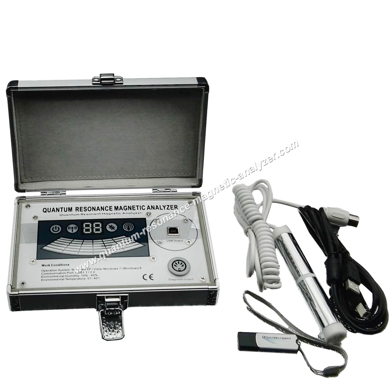 quantum resonance magnetic analyzer