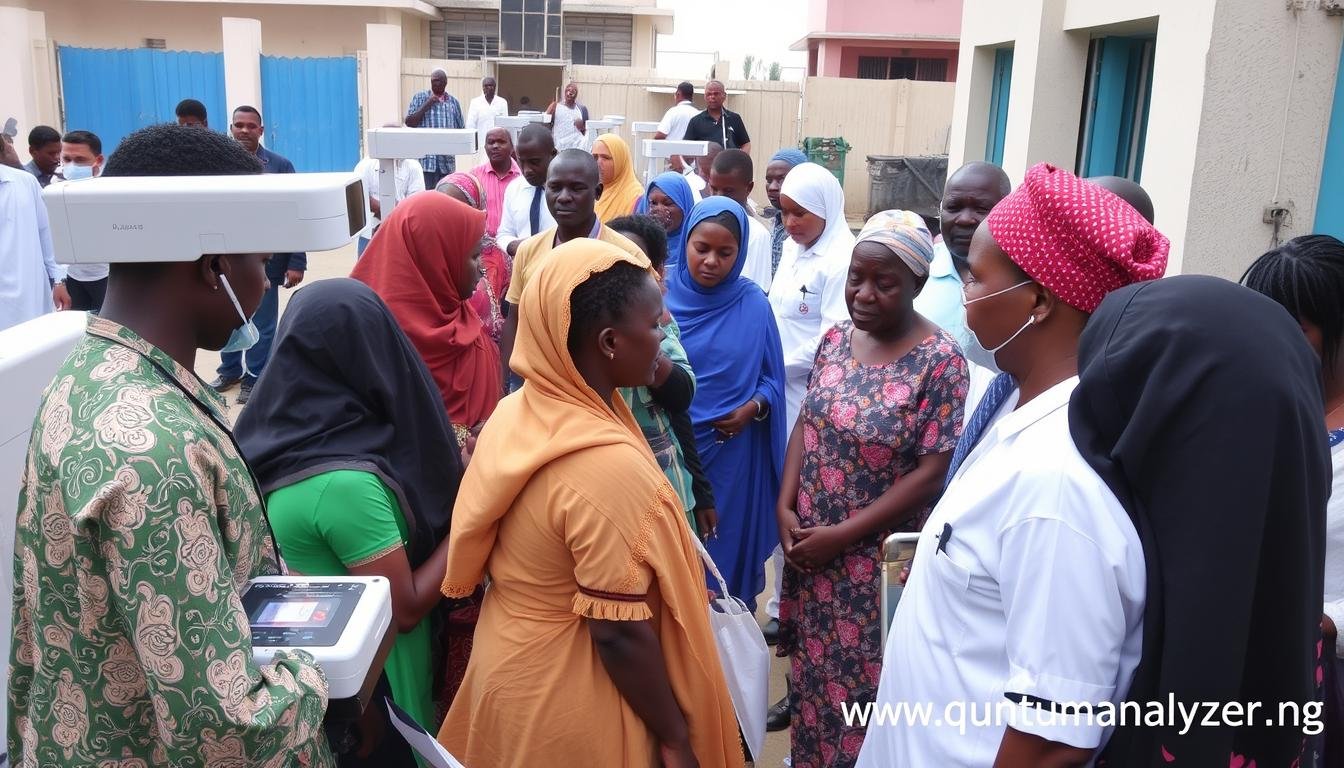 Community health screening event in Abuja using Quantum Resonance Magnetic Analyzer Community health screening event in Abuja using Quantum Resonance Magnetic Analyzer