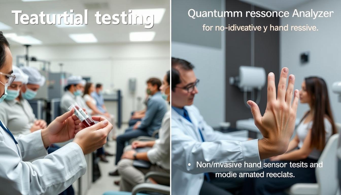 Comparison of traditional medical testing with Quantum Resonance Magnetic Analyzer