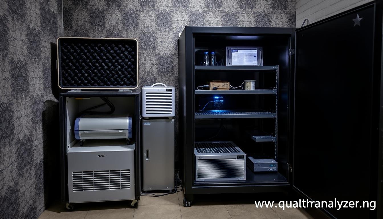 Comprehensive storage solution for Quantum Resonance Magnetic Analyzer