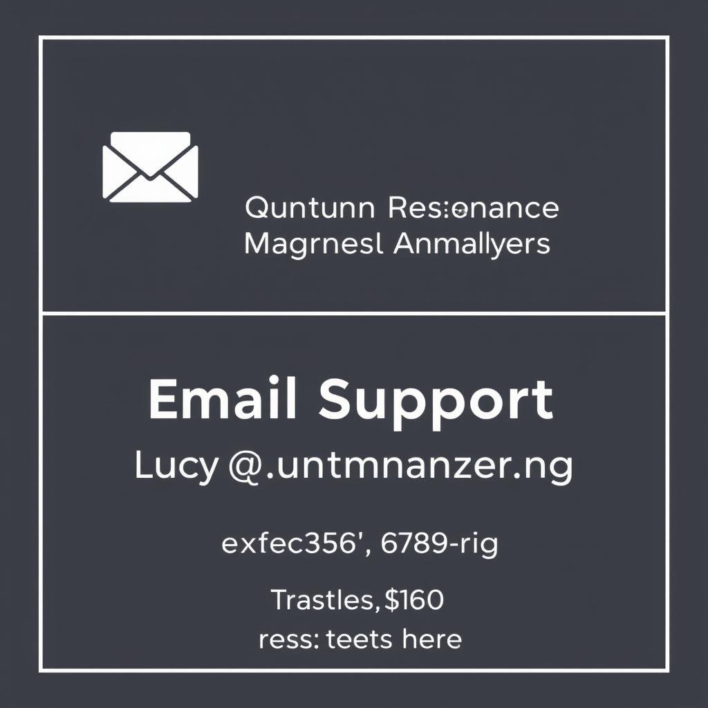 Email support contact card for Quantum Resonance Magnetic Analyzer Email support contact card for Quantum Resonance Magnetic Analyzer