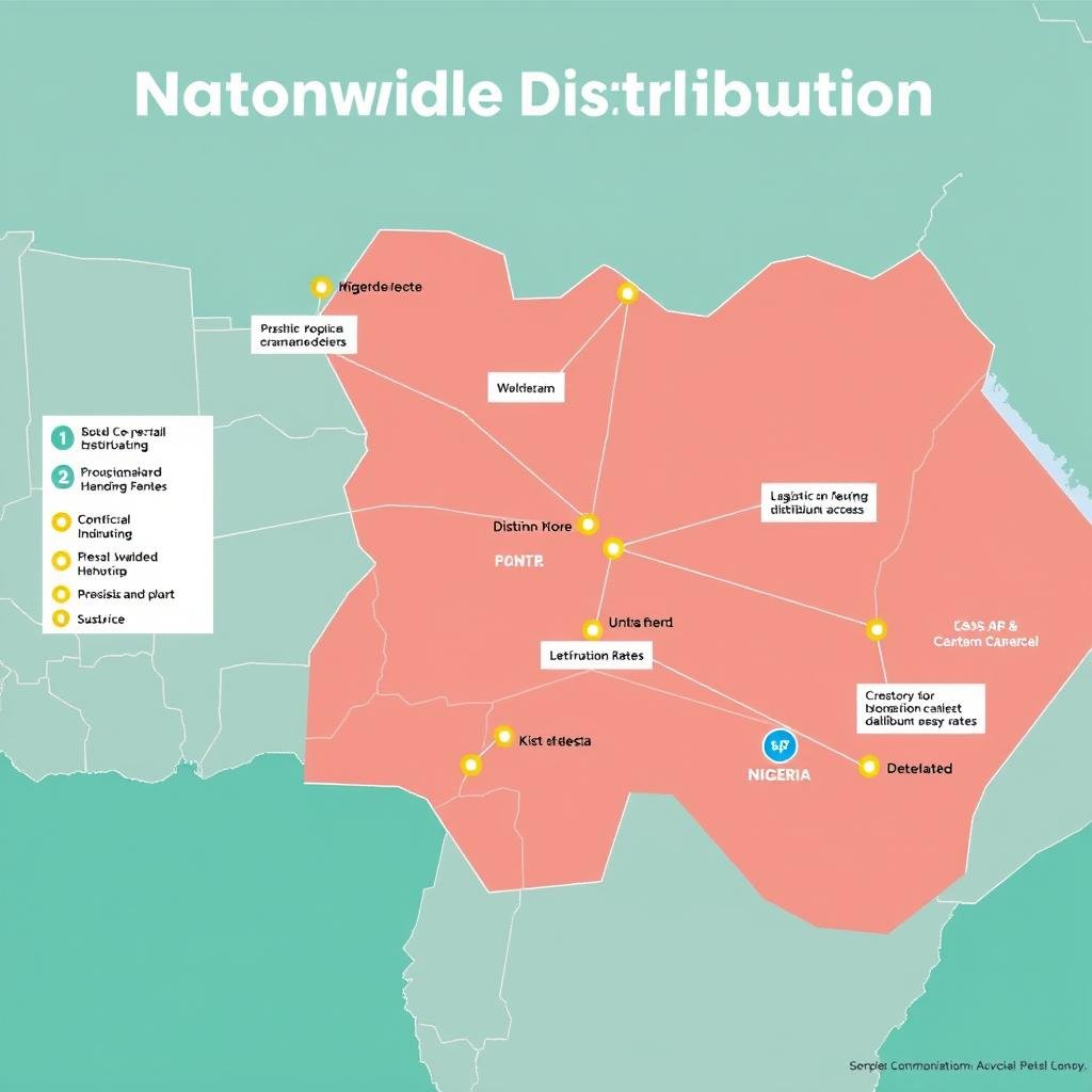 Logistics network across Nigeria Logistics network across Nigeria