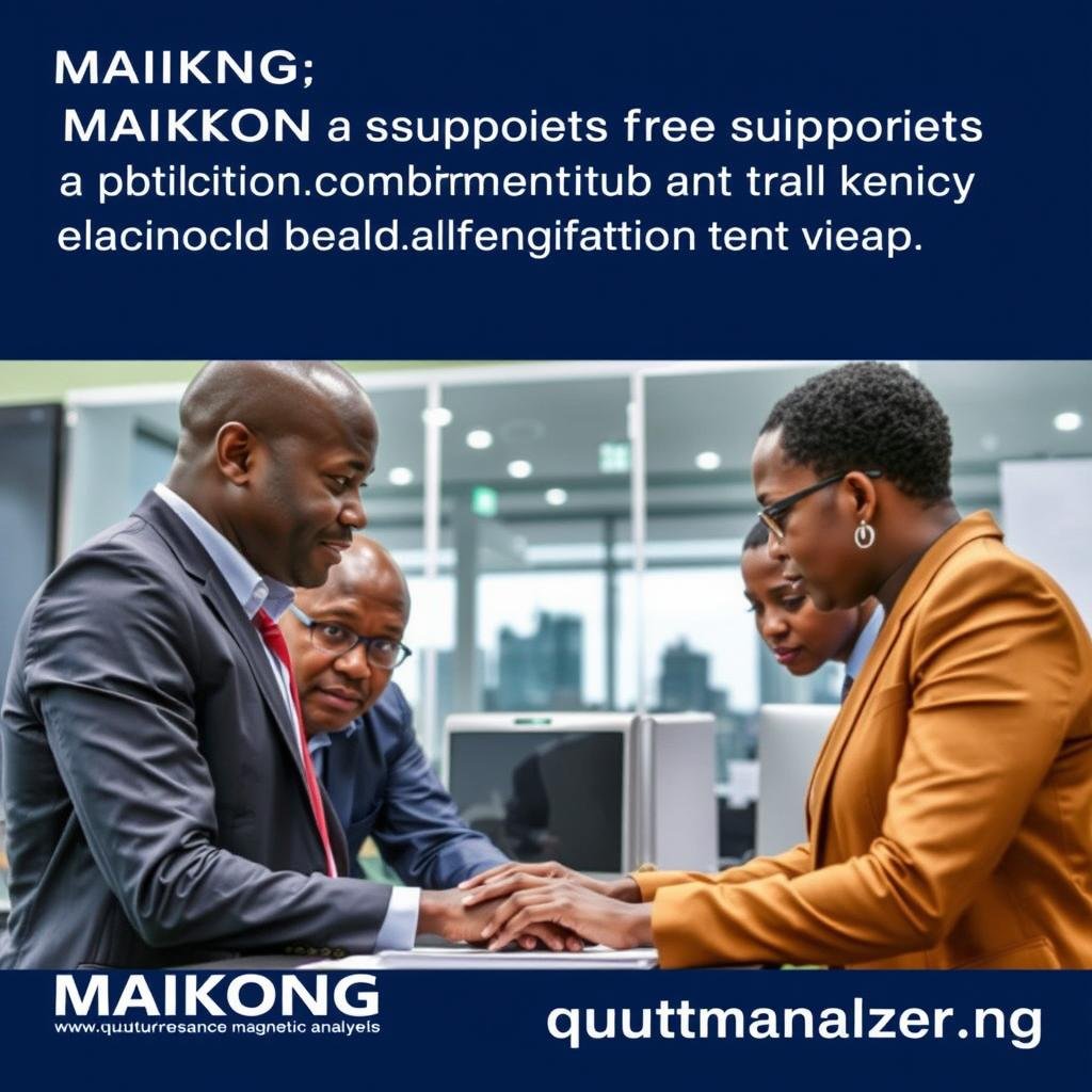 MAIKONG support team assisting Nigerian partners MAIKONG support team assisting Nigerian partners