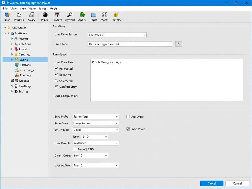 Multi-user configuration screen showing user management options Multi-user configuration screen showing user management options
