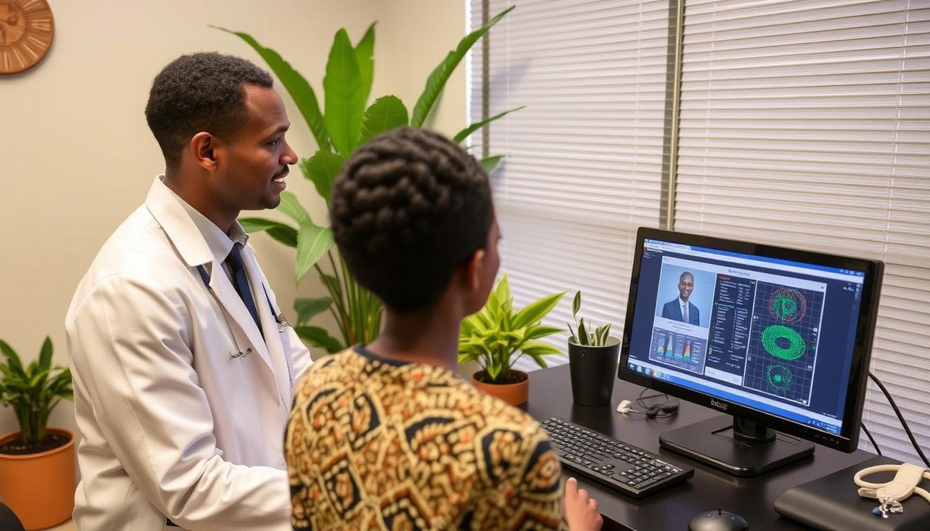 Nairobi Holistic Health Center using Quantum Resonance Magnetic Analyzer for client assessment