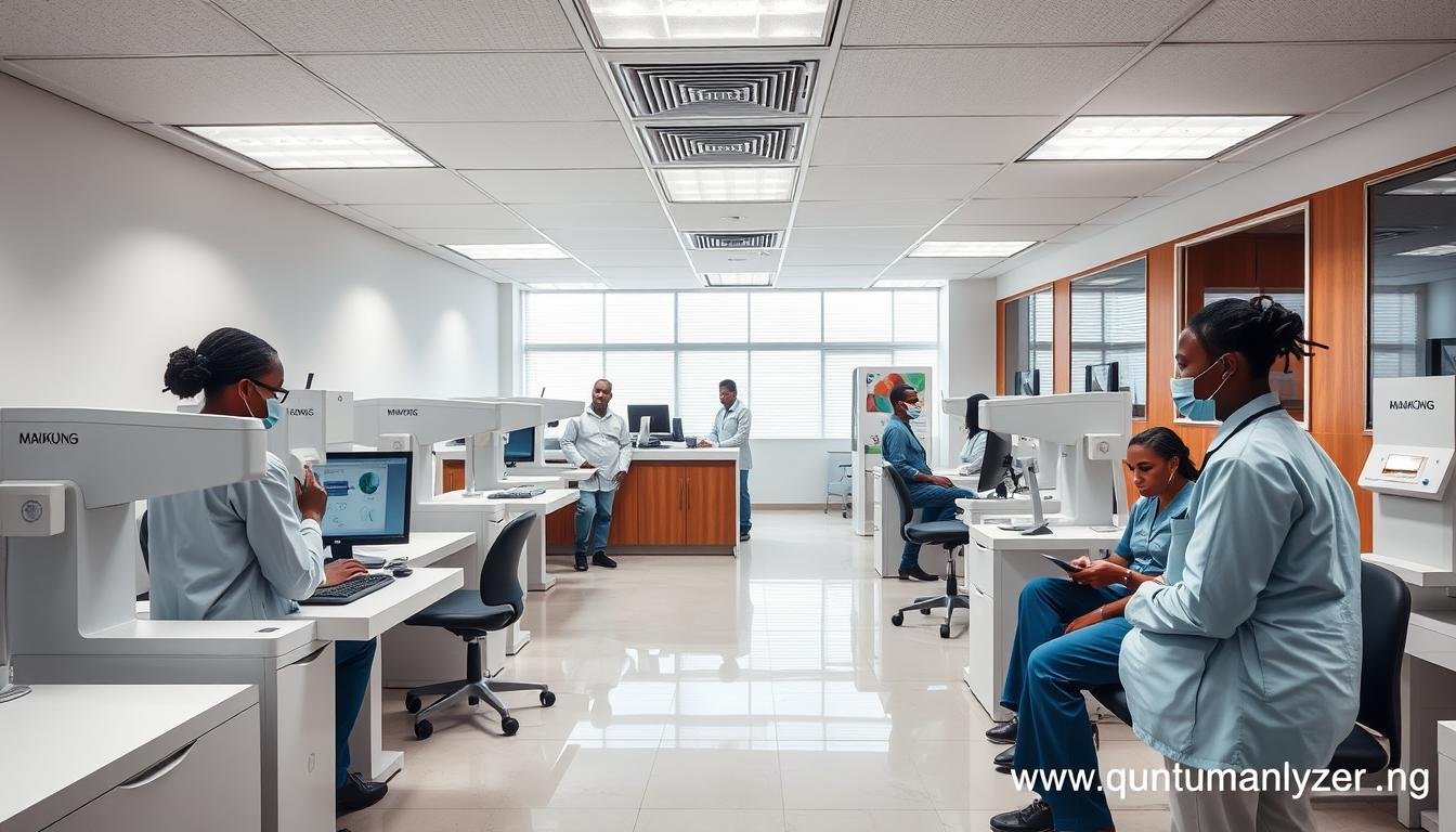 Nigerian healthcare facility using Quantum Resonance Magnetic Analyzer technology Nigerian healthcare facility using Quantum Resonance Magnetic Analyzer technology