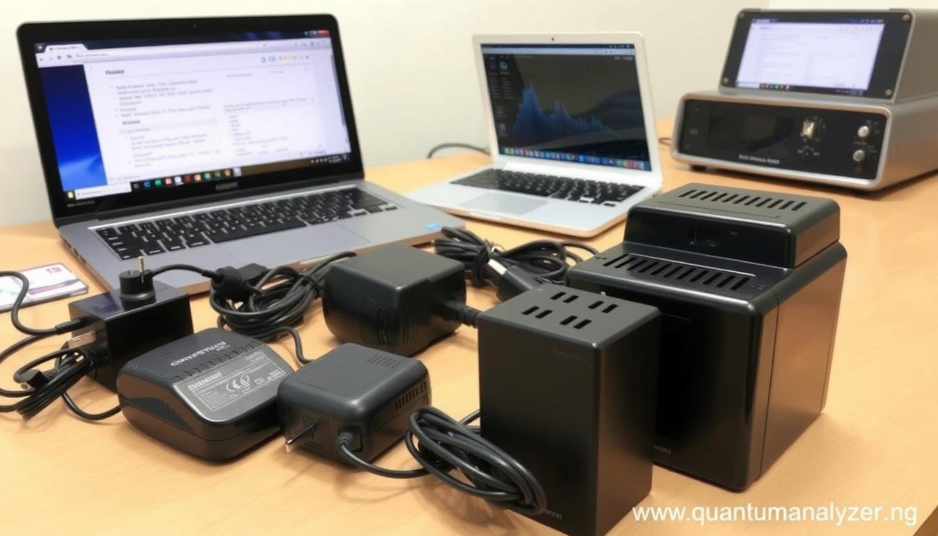 Power and connectivity accessories for Quantum Resonance Magnetic Analyzer Power and connectivity accessories for Quantum Resonance Magnetic Analyzer
