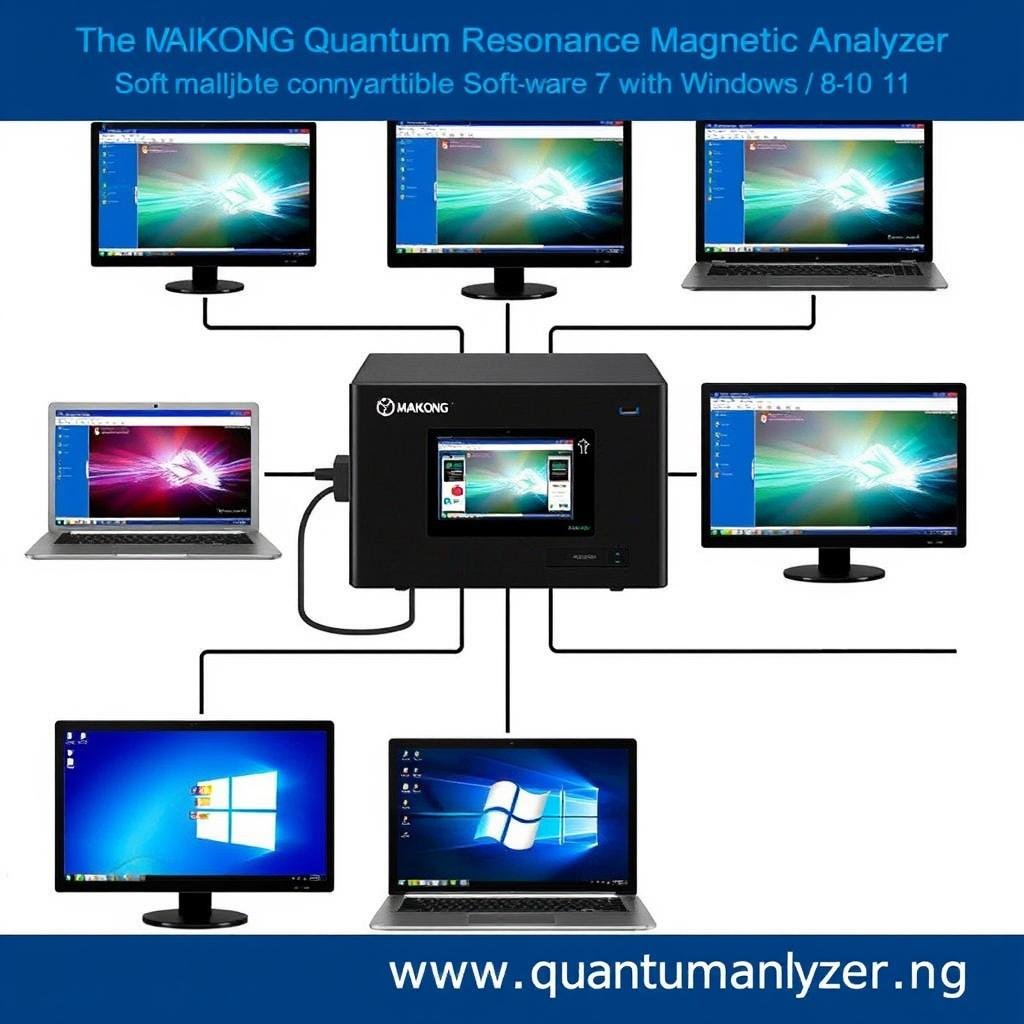 Quantum Resonance Magnetic Analyzer compatible with various operating systems