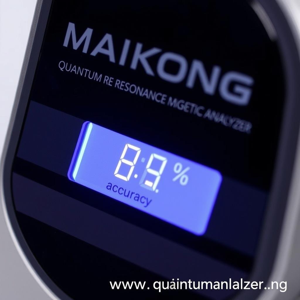 Quantum Resonance Magnetic Analyzer showing 85% accuracy rating