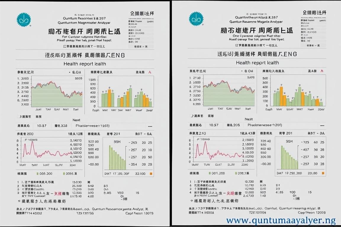Side-by-side comparison of the same health report in English and Chinese