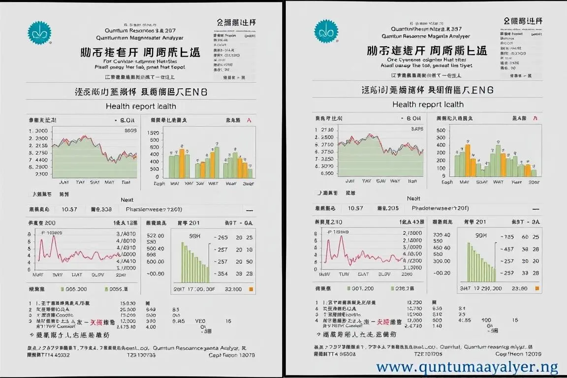 Side-by-side comparison of the same health report in English and Chinese Side-by-side comparison of the same health report in English and Chinese