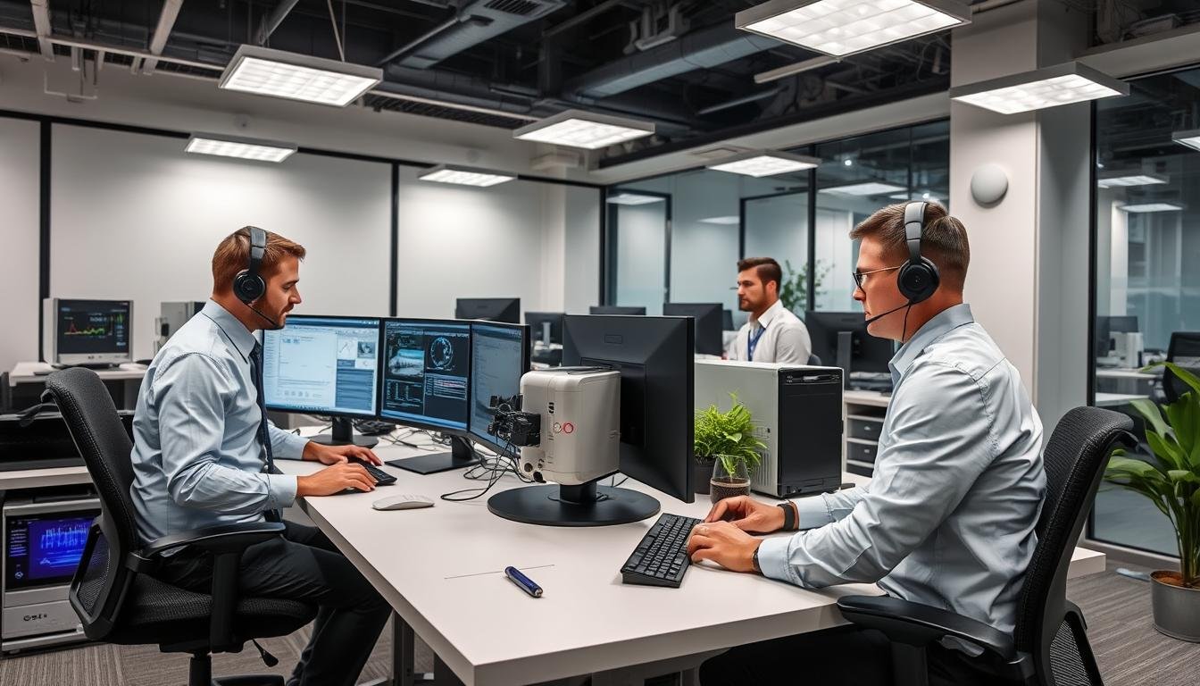 Technical support team for Quantum Resonance Magnetic Analyzer